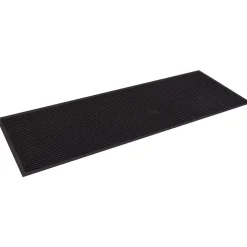 Tapis antipoussière antidérapant noir 160x60cm