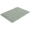 Tapis chenille salle de bain coton vert 45x65cm