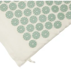 Tapis d'acupression beige et vert