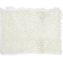 Tapis de bain chenille 40x60cm polyester beige