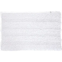 Tapis de bain chenille 50x80cm polyester beige