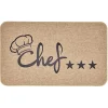 Tapis de cuisine antidérapant inscription Chef 75x45cm