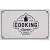 Tapis de cuisine antidérapant absorbant inscription Cooking 80x50cm