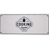 Tapis de cuisine antidérapant absorbant inscription Cooking 120x50cm