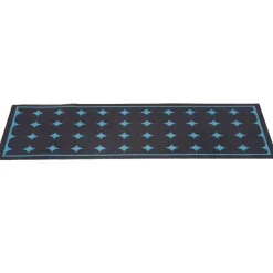 Tapis de cuisine bleu XL