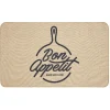 Tapis de cuisine design Bon appétit 75x45 cm