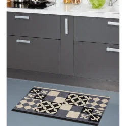 Tapis de cuisine design géométrique