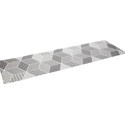 Tapis de cuisine imprimé carreau de ciment 150 x 45 cm