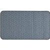 Tapis de cuisine imprimé rosaces bleu gris 80x45 cm
