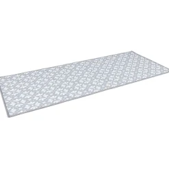 Tapis de cuisine latex imprimé bleu 120x50 cm