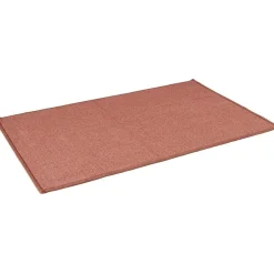 Tapis de cuisine latex uni rouge 80x50 cm