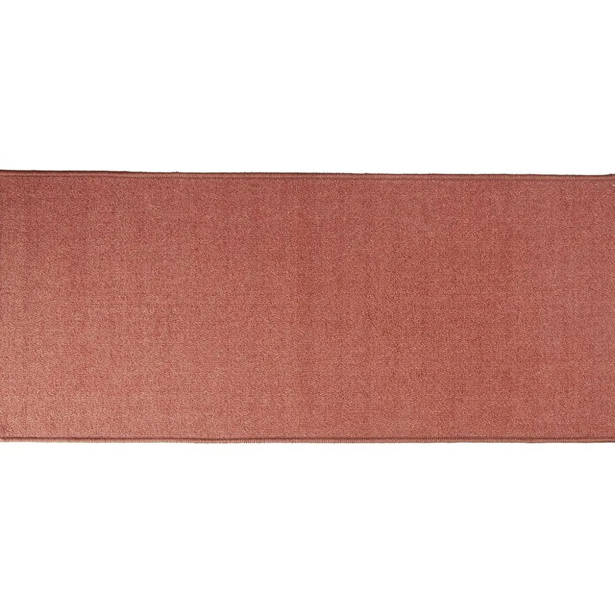 Tapis de cuisine latex uni rouge 120x50 cm