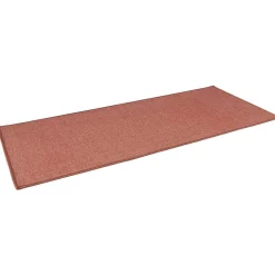 Tapis de cuisine latex uni rouge 120x50 cm