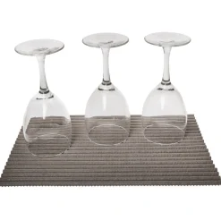 Tapis de cuisine multifonction rectangulaire en mousse uni