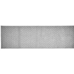 Tapis de cuisine XXL uni gris 57x180 cm