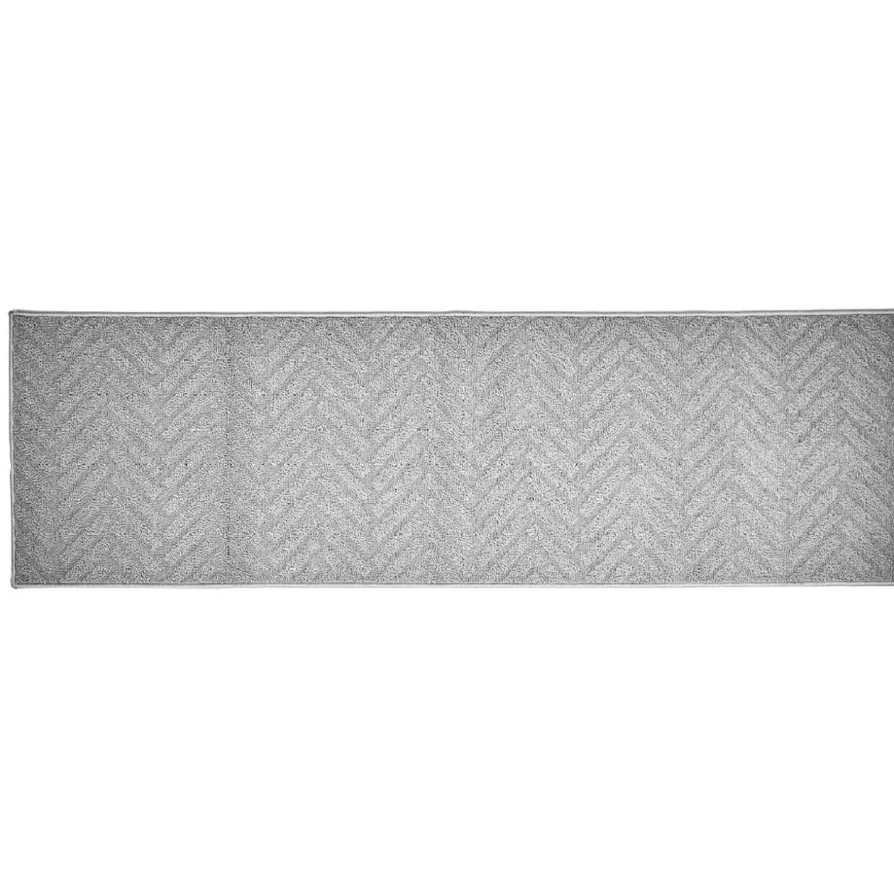 Tapis de cuisine XXL uni gris 57x180 cm
