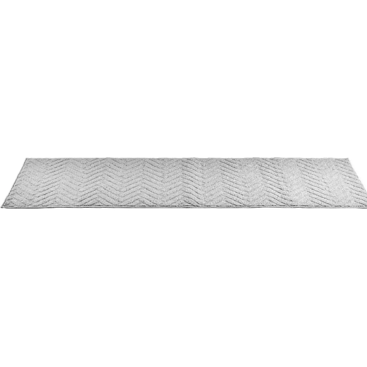Tapis de cuisine XXL uni gris 57x180 cm