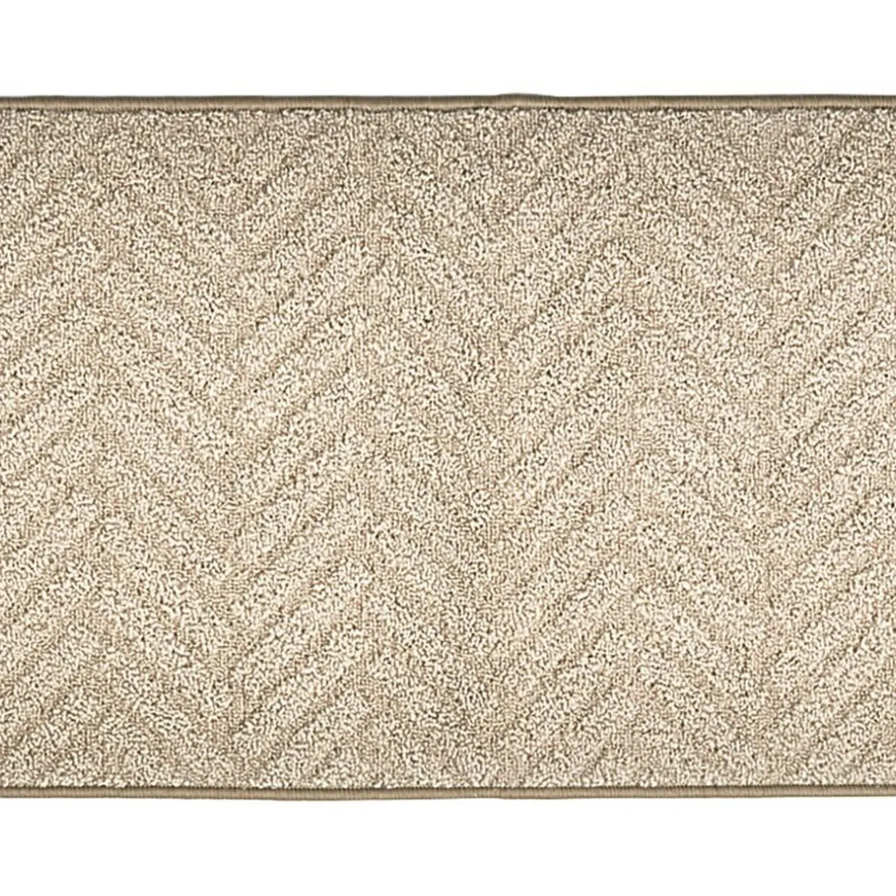 Tapis de cuisine XXL uni crème 57x180 cm