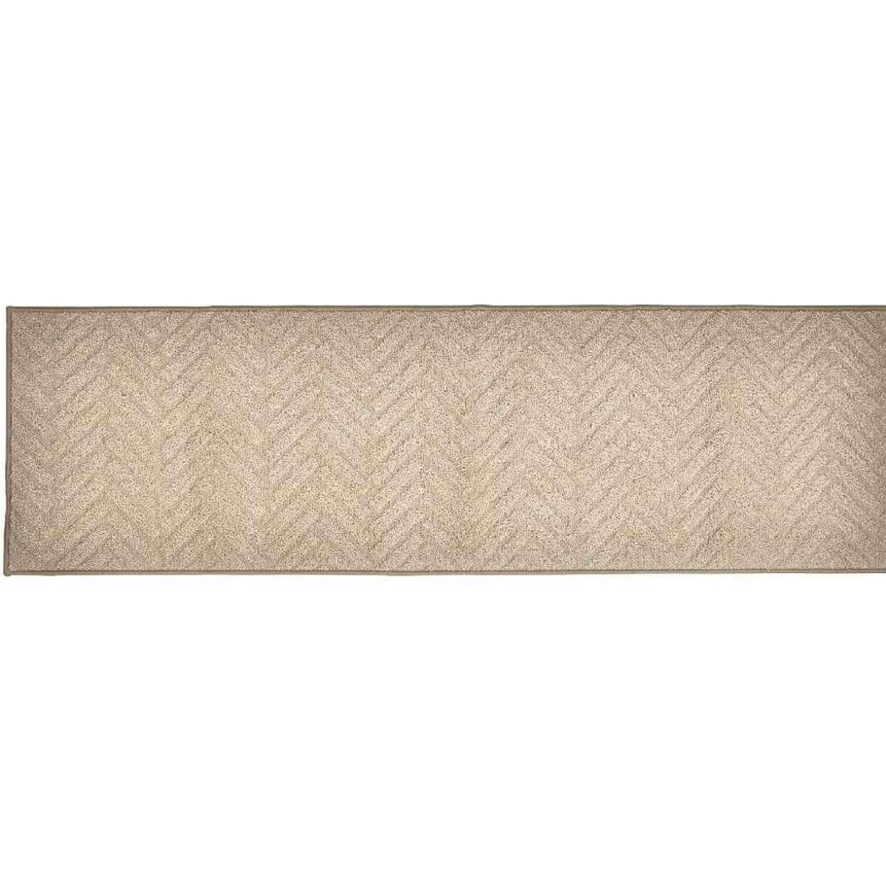 Tapis de cuisine XXL uni crème 57x180 cm