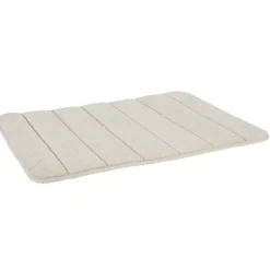 Tapis de salle de bain à mémoire forme taupe
