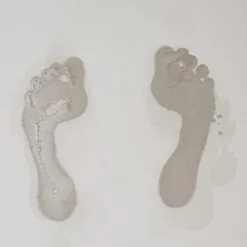 Tapis de salle de bain blanc magique