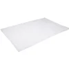 Tapis de salle de bain chenille blanc 90x60 cm