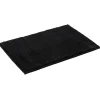 Tapis de salle de bain chenille noir grand modèle
