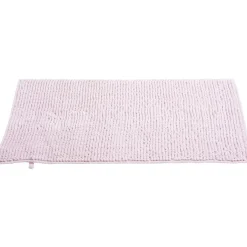 Tapis de salle de bain chenille rose grand modèle