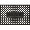 Tapis d'extérieur grattant antidérapent inscription Welcome 60x40 cm