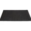 Tapis d'extérieur noir grand format