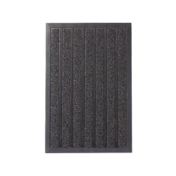 Tapis extérieur abrité antidérapant noir 40x60cm