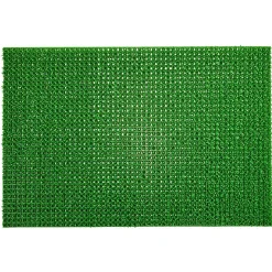 Tapis extérieur antidérapant grattant imitation gazon vert