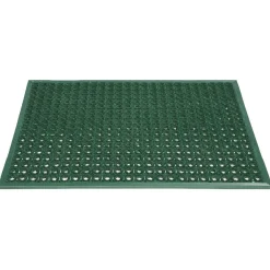 Tapis grattant antidérapant lavable vert