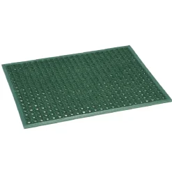 Tapis grattant antidérapant lavable vert