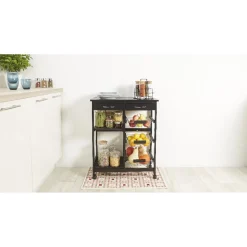 Tapis imprimé carreaux de ciment rouge et blanc