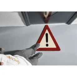 Tapis paillasson triangle panneau Danger