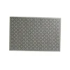 Tapis rectangulaire motifs carreaux de ciment gris et blancs