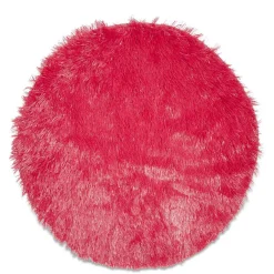 Tapis rond fausse fourrure Ø60cm