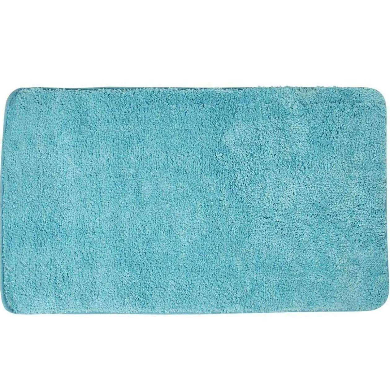 Tapis salle de bain bleu