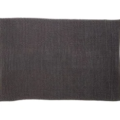 Tapis salle de bain chenille gris