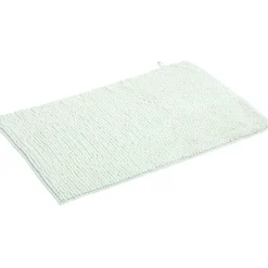 Tapis salle de bain chenille vert grand modèle