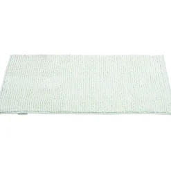 Tapis salle de bain chenille vert grand modèle