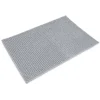 Tapis salle de bain chenille 75x45 cm uni gris clair