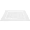 Tapis salle de bain coton blanc 70x40 cm