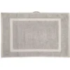 Tapis salle de bain coton beige 70x40 cm