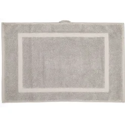 Tapis salle de bain coton beige 70x40 cm