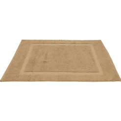 Tapis salle de bain coton blanc 70x40 cm