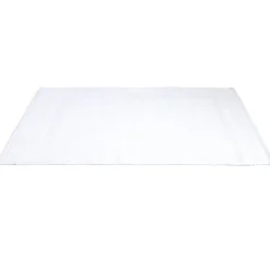 Tapis salle de bain coton blanc 70x40 cm