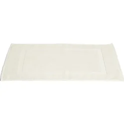 Tapis salle de bain coton beige 70x40 cm
