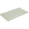 Tapis salle de bain coton vert 70x40 cm